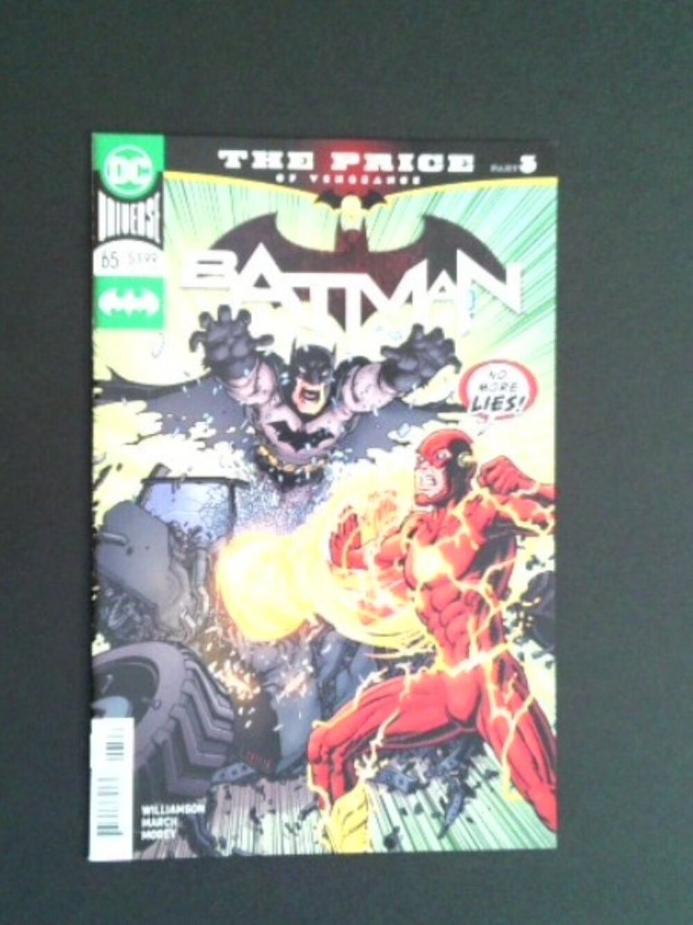 Batman Issue #65 Comic Book. Vol 3. Joshua Williamson. Guillem - w Bag and Board